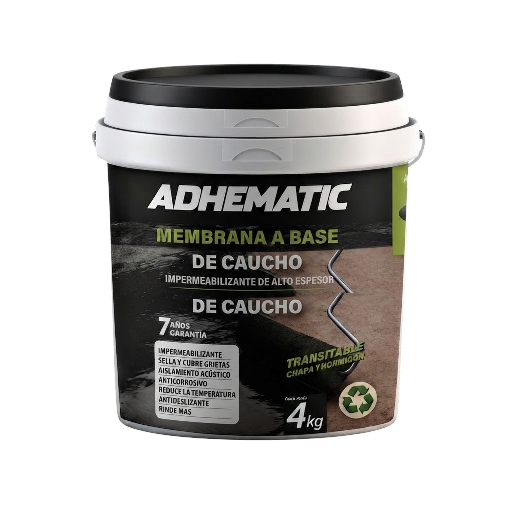 Membrana a base de caucho ADHEMATIC 4kg