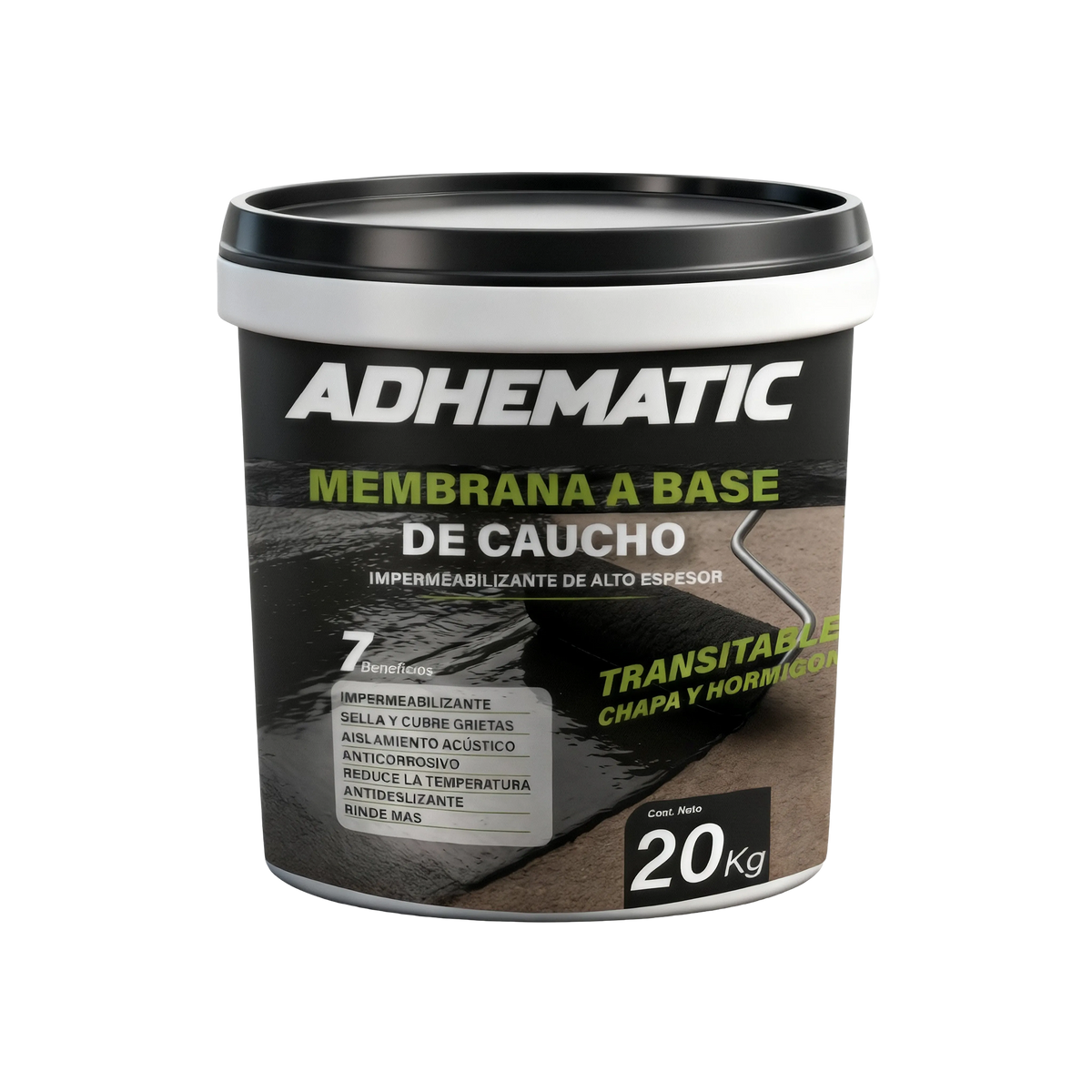 Membrana a base de caucho ADHEMATIC 20kg